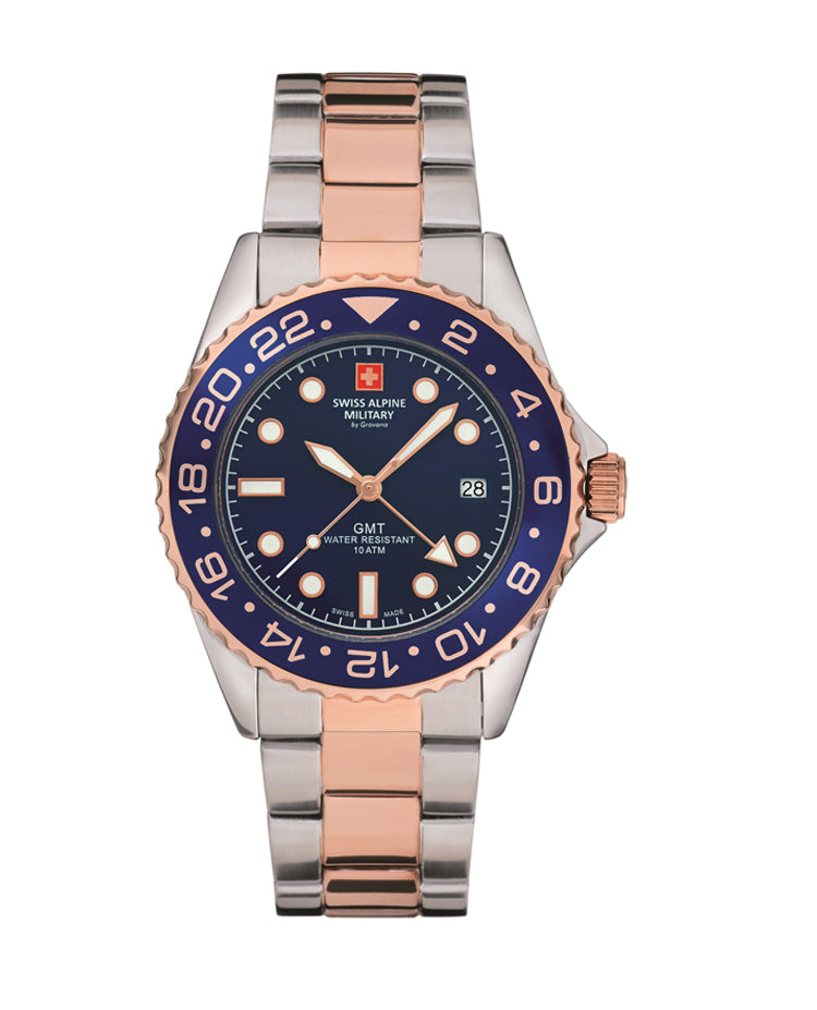 Swiss Alpine Military Master Diver GMT - Mazenauer Uhren Schmuck