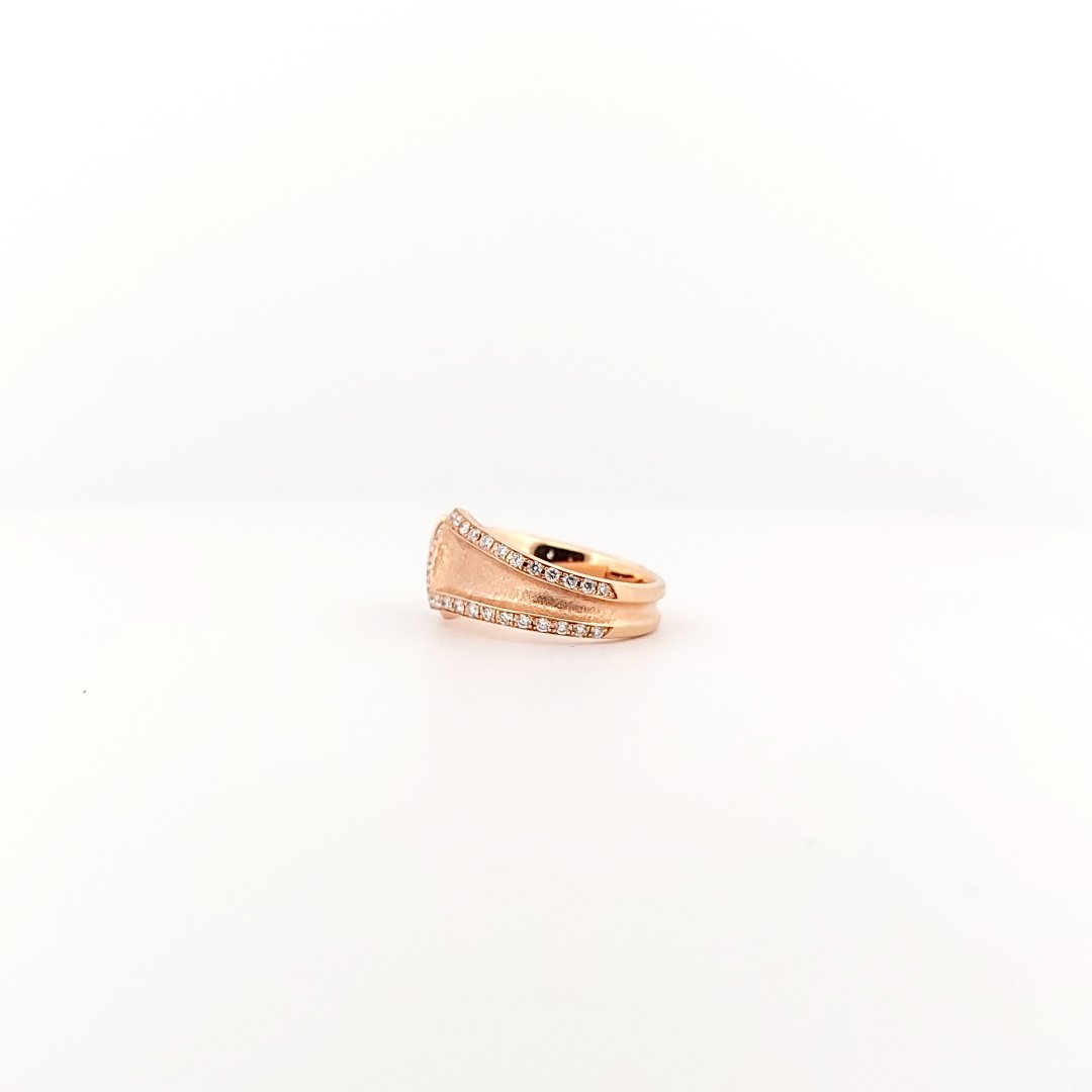Damenring Roségold mit Brillanten - Mazenauer Uhren Schmuck