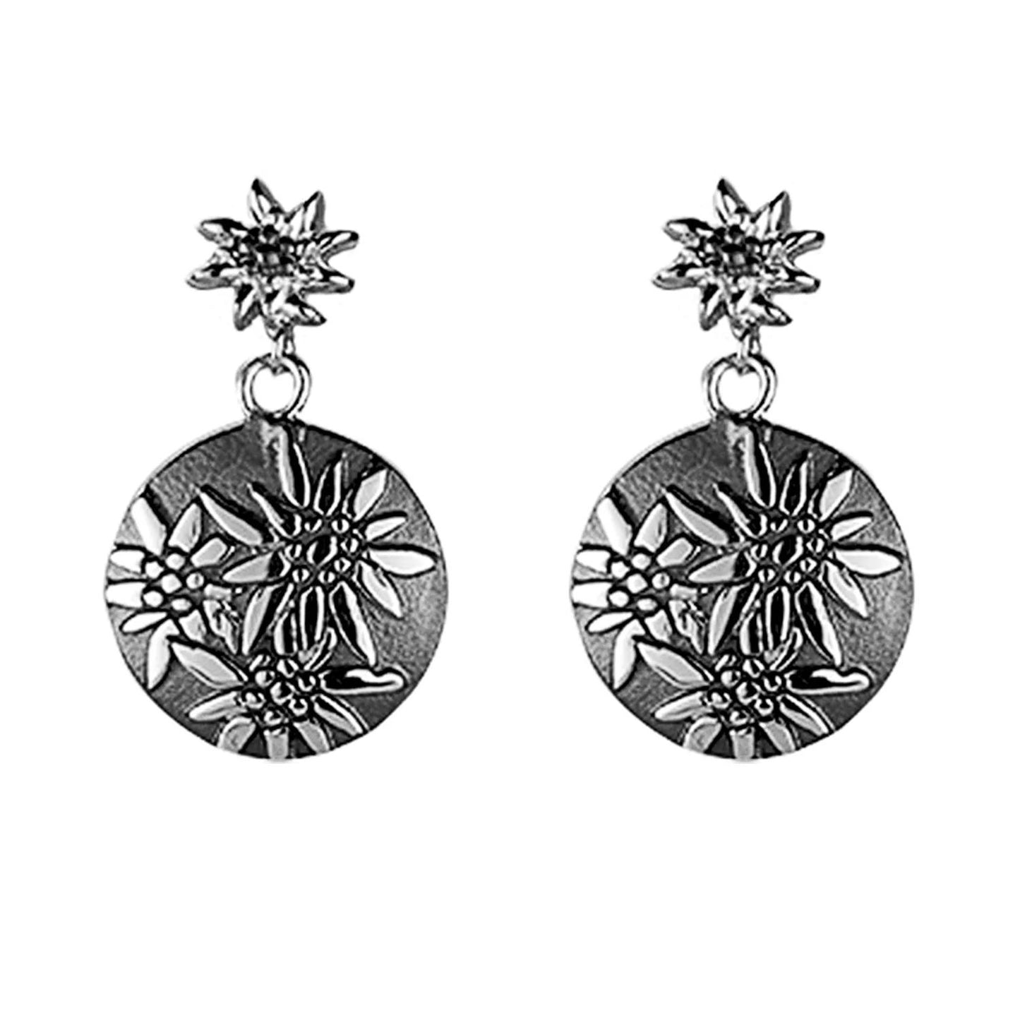 Ohrhänger Swiss Edelweiss - Mazenauer Uhren Schmuck