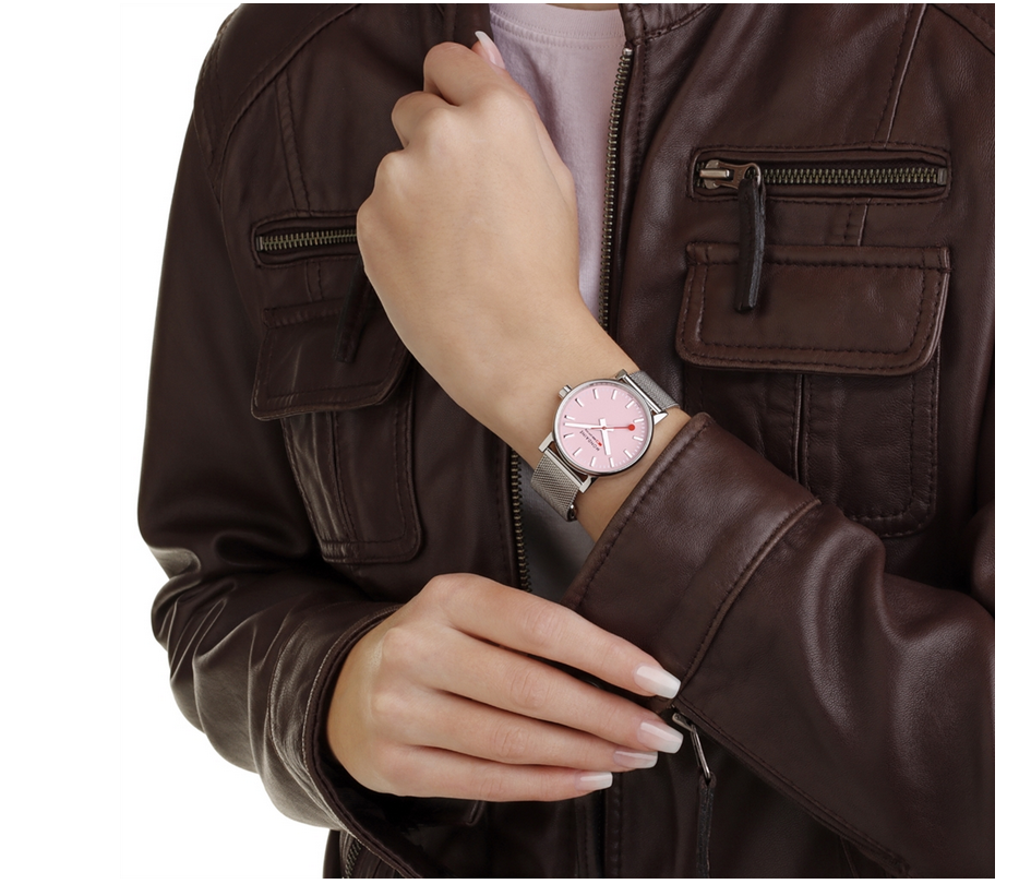 Mondaine SBB evo2 Wild Rose Ø35 - Mazenauer Uhren Schmuck