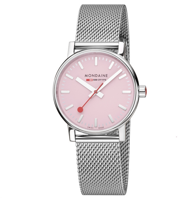 Mondaine SBB evo2 Wild Rose Ø35 - Mazenauer Uhren Schmuck