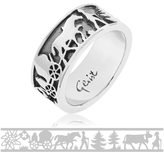 Ring Swiss Edelweiss - Mazenauer Uhren Schmuck